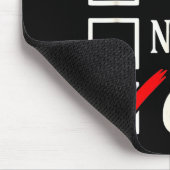 Funny 6-7 Meme Nice Naughty 67 Christmas Brain Rot Mousepad (Ecke)