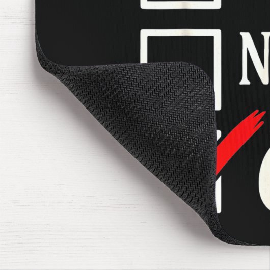 Funny 6-7 Meme Nice Naughty 67 Christmas Brain Rot Mousepad (Ecke)