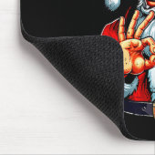 Funny 6 7 Meme Santa Christmas Men And Boys Mousepad (Ecke)