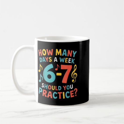 Funny 6 7 Meme Six Seven For Music Teacher Kaffeetasse (Links)