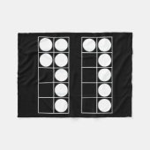 Funny 6 7 Number Math Teachers Students Six Seven Fleecedecke (Vorderseite (Horizontal))