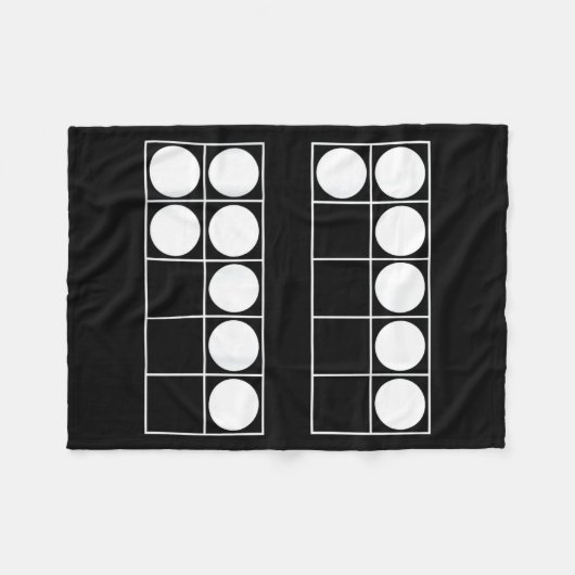 Funny 6 7 Number Math Teachers Students Six Seven Fleecedecke (Vorderseite (Horizontal))