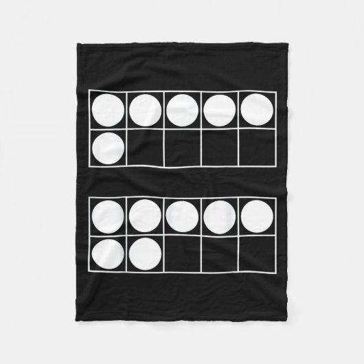 Funny 6 7 Number Math Teachers Students Six Seven Fleecedecke (Vorderseite)