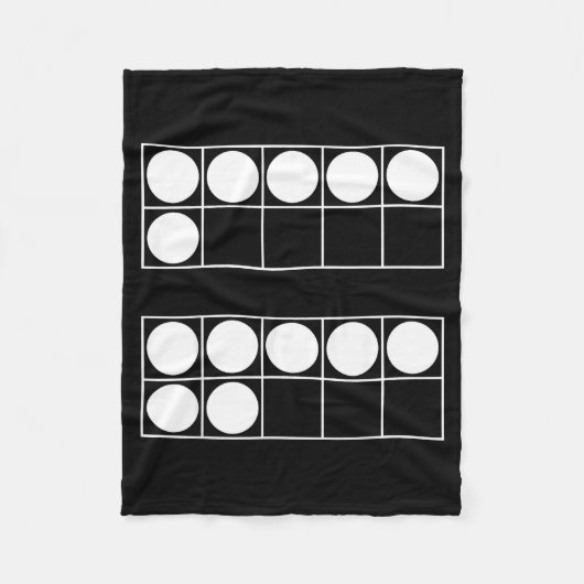 Funny 6 7 Number Teachers Students Six Seven Meme Fleecedecke (Vorderseite)