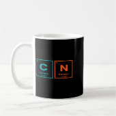 Funny 6 7 Periodic Table Carbon Nitrogen Humor Kaffeetasse (Links)