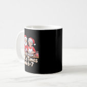 Funny 6 7 Six Seven Meme Christmas Santa Claus Wom Kaffeetasse