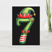 Funny 6 7 Six Seven Meme Couple Matching Christmas Karte (Vorderseite)