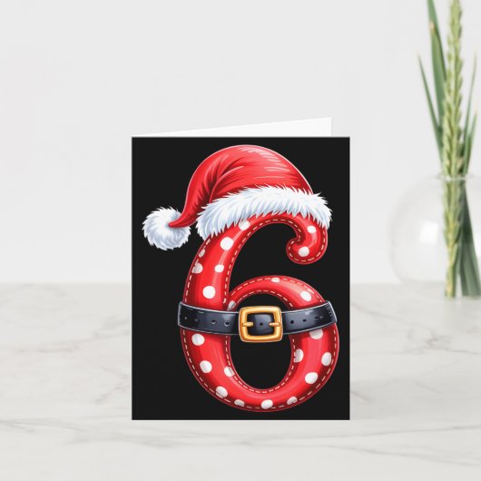 Funny 6 7 Six Seven Meme Couple Matching Christmas Karte (Vorderseite)