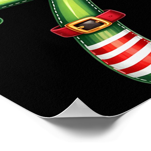 Funny 6 7 Six Seven Meme Couple Matching Christmas Poster (Ecke)