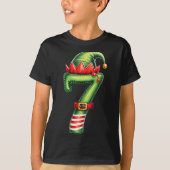 Funny 6 7 Six Seven Meme Couple Matching Christmas T-Shirt (Vorderseite)