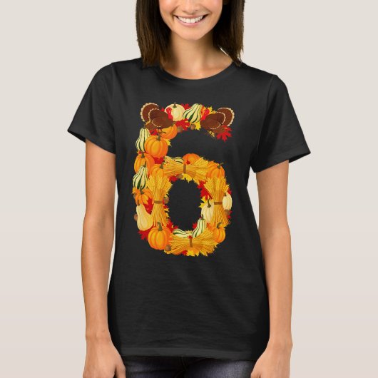 Funny 6 7 Six Seven Meme Couple Thanksgiving Turke T-Shirt (Vorderseite)