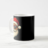 Funny 6 7 Six Seven Meme Santa Face 67 Christmas Y Kaffeetasse (Vorderseite Links)