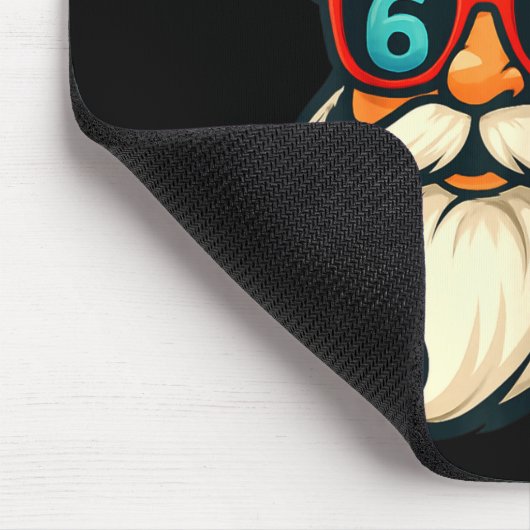 Funny 6 7 Six Seven Meme Santa Face 67 Christmas Y Mousepad (Ecke)