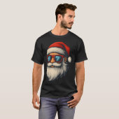 Funny 6 7 Six Seven Meme Santa Face Christmas Retr T-Shirt (Vorne ganz)