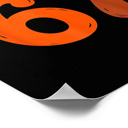 Funny 6 7 Six Seven Meme Thanksgiving Turkey Holid Poster (Ecke)