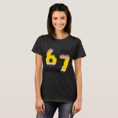 Funny 6 7 Six Seven Pencil Teacher Middle High Sch T-Shirt (Vorne ganz)