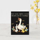 Funny 6 7 Six Seven Reading For Teacher Kids Book Karte (Gelbe Blume)