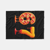 Funny 6 7 Zza Nugget Meme Six Seven 67 Food Lovers Fleecedecke (Vorderseite (Horizontal))