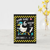 Funny 6 Afraid Of 7 Silly Goose Six Seven 67 Meme  Karte (Gelbe Blume)