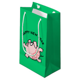 Funny 6 Cartoon Pig Jahr 2019 Kleine Geschenktasch Kleine Geschenktüte