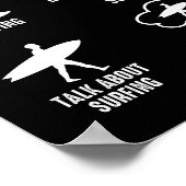 Funny 6 Dinge, die ich in meiner Freizeit surfen s Poster (Ecke)