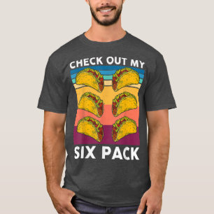 Funny 6 Pack Meican Gym Top für Taco Lovers Fitnes
