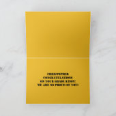 Funny 6th Grade School Abschluss Herzlichen Glückw Karte (Innenseite)