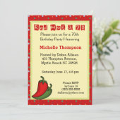 Funny 70. Geburtstag Einladungen (Stehend Vorderseite)