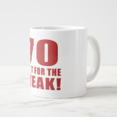Funny 70. Geburtstag Gag Geschenke Jumbo-Tasse (Vorderseite Rechts)