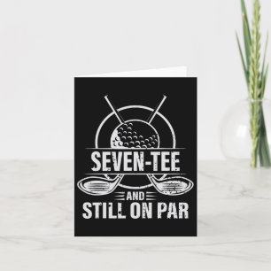 Funny 70. Geburtstag Golf Pun Golfing 70 Jahre alt Karte