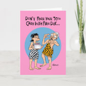 Funny 70. Geburtstag Karte (Vorderseite)