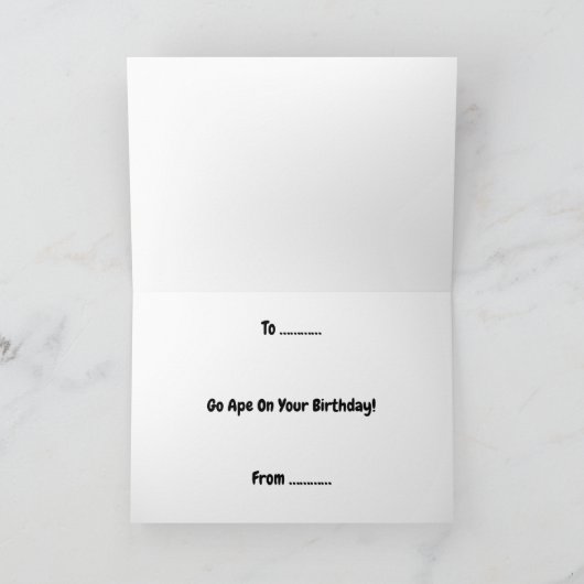 Funny 70. Geburtstag Karte (Innenseite)