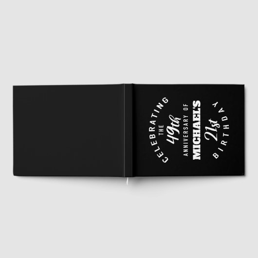 Funny 70. Geburtstag Personalisiert Gästebuch (Voll)