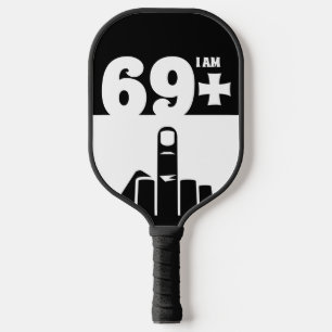 Funny 70. Geburtstagsgeschenk, 69 Plus ein Schachb Pickleball Schläger