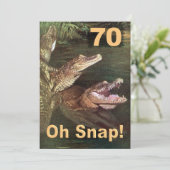 Funny 70. Geburtstagsparty Einladungen (Stehend Vorderseite)