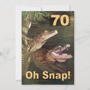 Funny 70. Geburtstagsparty Einladungen