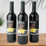 Funny 70 so, was Zitat Foto 70. Geburtstag Weinetikett<br><div class="desc">Funny 70 so,  was Zitat Foto 70. Geburtstag Wein-Label. Ein motivierend und lustiger Text 70 So,  was ist toll für eine Person mit einem Sinn für Spaß. Der Text ist in Gelb und Schwarz. Fügen Sie Ihr Foto hinzu. Sie können das Alter ändern.</div>