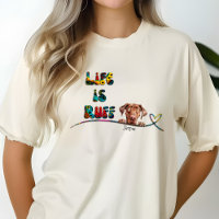Funny 70er Jahre farbenfroher Retro Weimaraner Ind