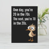 Funny 70th Birthday Card 70th Birthday Card Dad  Karte (Stehend Vorderseite)