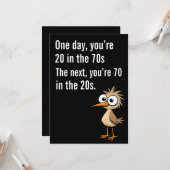 Funny 70th Birthday Card 70th Birthday Card Dad  Karte (Vorderseite/Rückseite Beispiel)