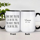 Funny 70th Birthday Celebration Mug Gift Tasse