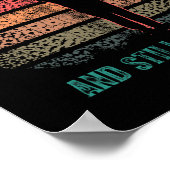 Funny 70th Birthday Golf Pun Golfing 70 Year Old G Poster (Ecke)