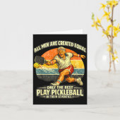 Funny 70th birthday pickleball player 70 years old karte (Gelbe Blume)