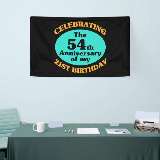 Funny 75. Geburtstagsgeschenk Banner (Messeveranstaltung)