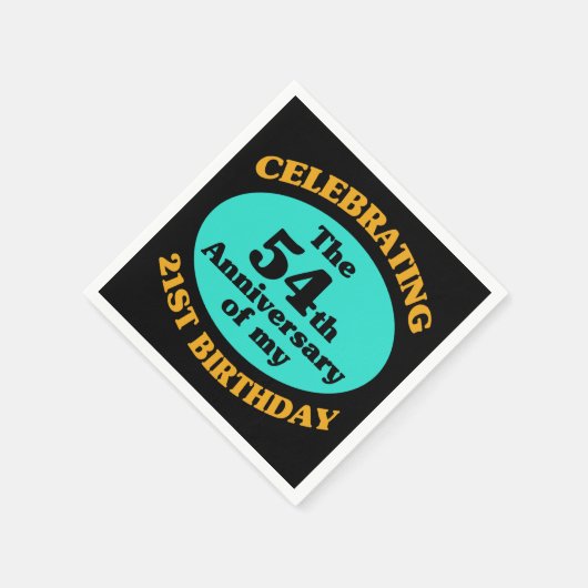 Funny 75. Geburtstagsgeschenk Serviette (Ecke)