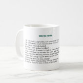 Funny 75. Personalisiert "When I was Your Age" Din Kaffeetasse (Vorderseite Links)