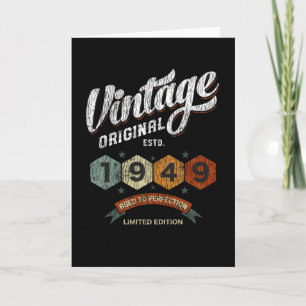 Funny 76 Year Old 1949 Vintag 76. Geburtstagsgesch Karte