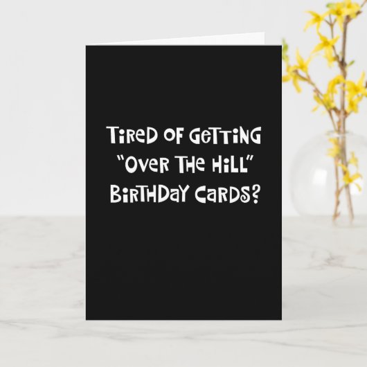 Funny 77. Geburtstag Karte (Gelbe Blume)