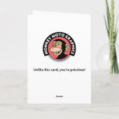 Funny 79. Geburtstag Karte (Rückseite)