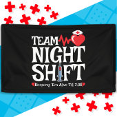 Funny 7:05 Team Night Shift Nurse Aufwertung Banner